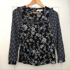 Loft floral print blouse